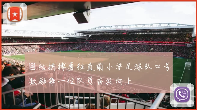 团结拼搏勇往直前小学足球队口号激励每一位队员奋发向上